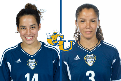 Karina Vega (left) and Gisela Arrieta (right) named all-american